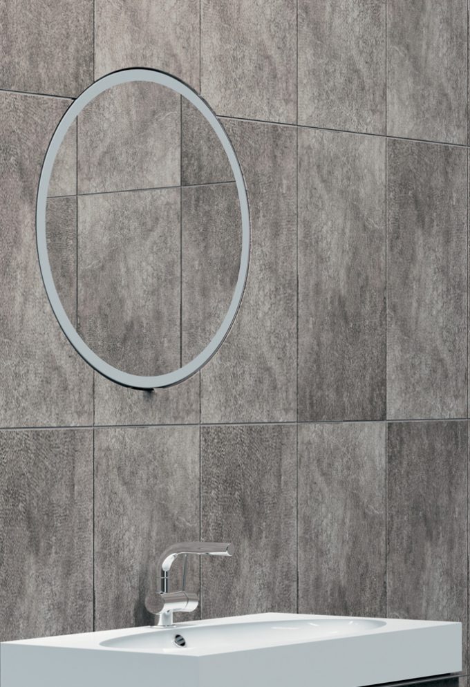 okrągłe lustro wysuwne